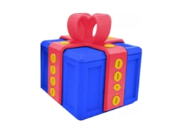 Caja de regalo 3D con tornillos, caja de regalo con almacenamiento giratorio Rosewell