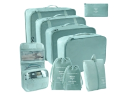 Organizador Cubos Empacar Maletas NEVEANCE Azul (33x25x4cm)