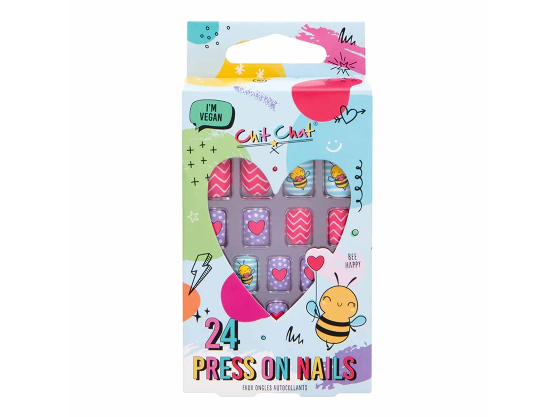 Uñas postizas Bee Happy Chit Chat