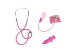 Rompecabezas de médico infantil de Mdug (3 piezas, rosa)