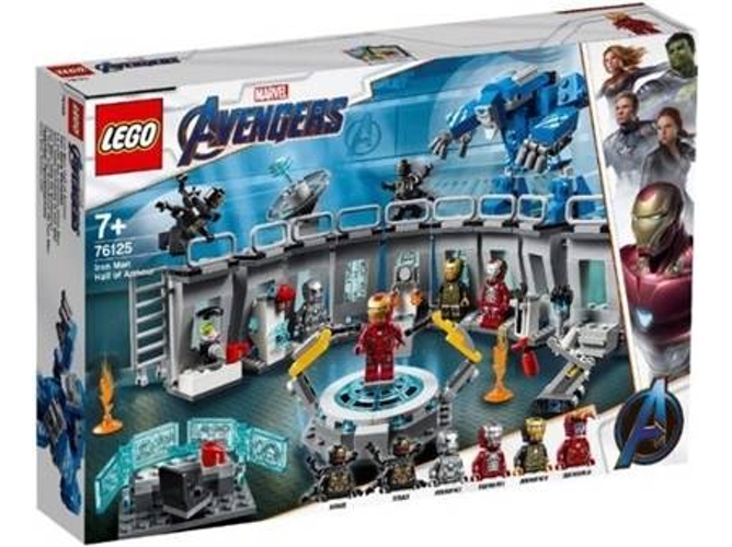 LEGO Super Heroes: Sala de la armadura de Iron Man - 76125 (Edad Mínima: 7 - 524 Piezas)