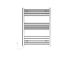 Toallero Eléctrico HAEGER Family Warm Chrome (Cromado - 80x60 cm - 300 W)