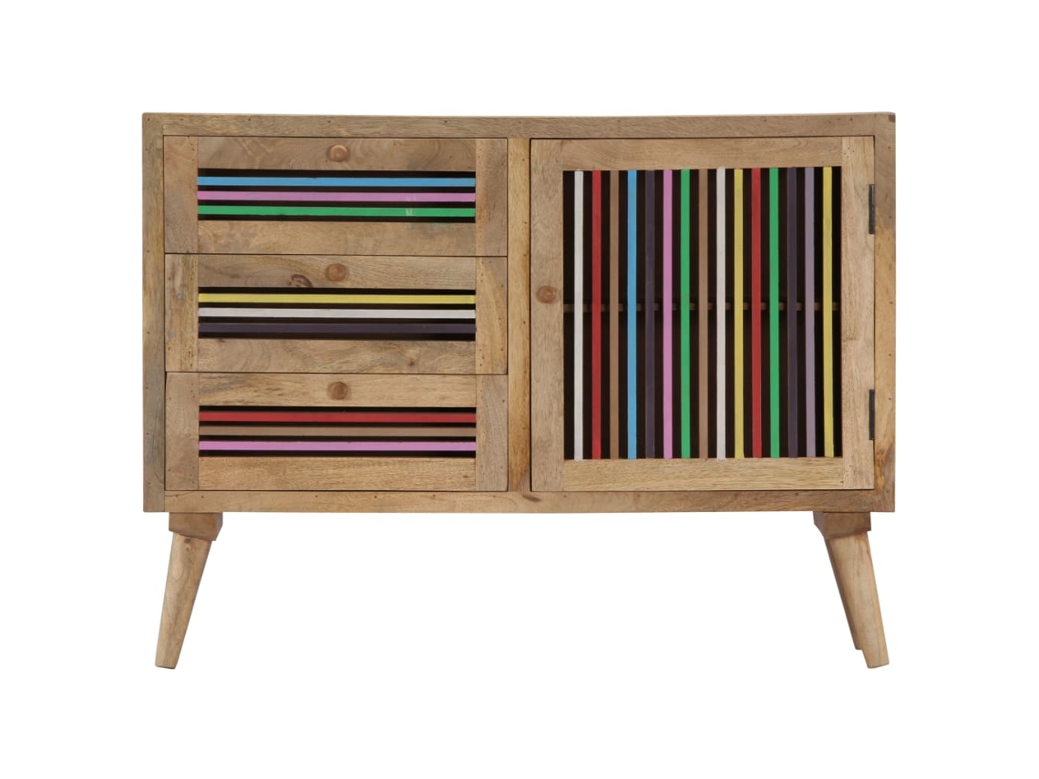Maison Exclusive - Aparador De Madera Maciza De Mango 100x30x75 Cm