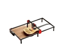 Cortadora láser para grabado, 10 W de potencia, control inalámbrico, área de trabajo 40 x 85 cm.