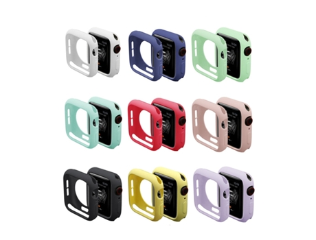 Carcasa de Reloj SLOWMOOSE para Apple Watch Scratch Pinkycolor (Negro - 40Mm)