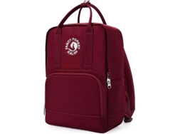Mochila Grande Impermeable Para Portátil Ligera De Viaje Casual Ajusta Ordenador 15.6 Pulgadas (rojo)