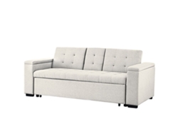 Sofá cama de 3 plazas en tela beige NOHO CONCEPT U