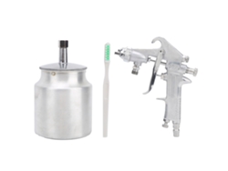 Pistola De Pintura F75s De Aleación De Aluminio, Ajustable 360°, Para La Industria Automotriz Y De Puertas.