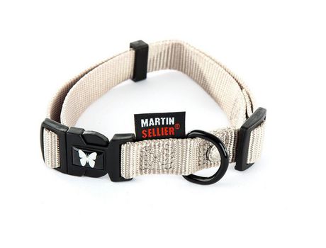 Collar de perros de Nylon United - Colección Nylon Un MARTIN SELLIER MARTIN SELLIER Gris 50 à 70 x l. 4