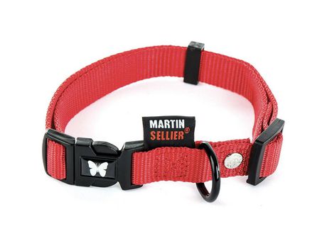 Collar de perros de Nylon United - Colección Nylon Un MARTIN SELLIER MARTIN SELLIER Rouge 50 à 70 x l. 4