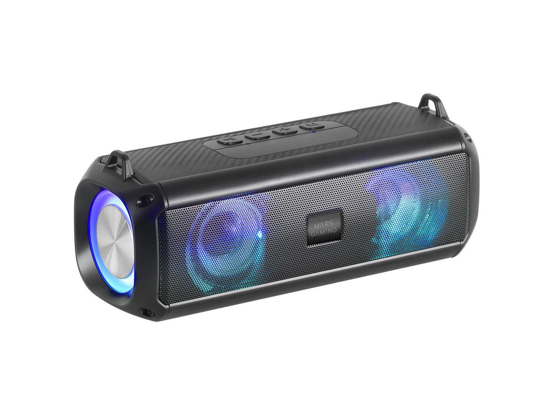 Altavoz Portátil Barra de Sonido 2en1 RGB MARS GAMING MSB-XT 4 Drivers 20W Bluetooth 5.3 Negro