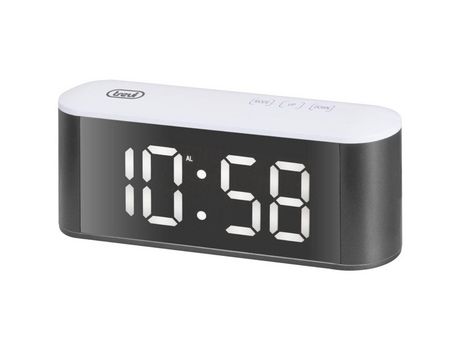 Reloj Despertador TREVI EC 883 BL Blanco Negro