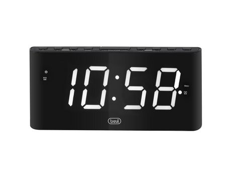 Reloj Despertador TREVI EC 889 Blanco Negro