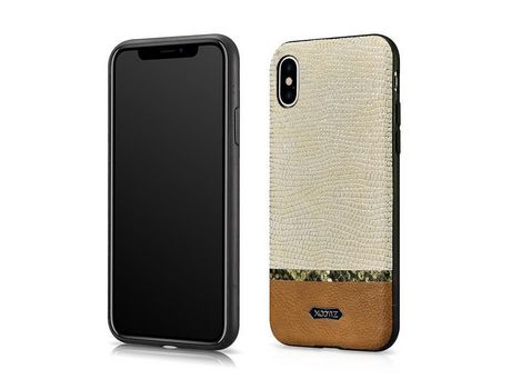 Funda para iPhone XS XOOMY Piel Sintética Dorado