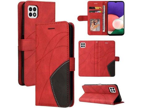 Funda para Samsung Galaxy A22 5G RASENA Piel Sintética Multicolor