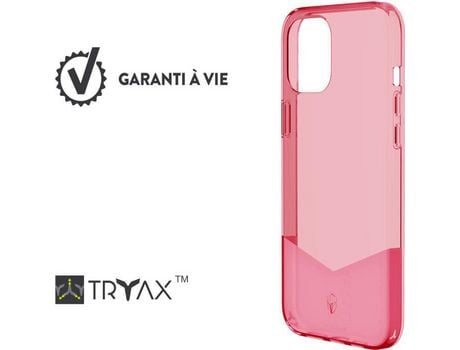 Funda para iPhone 12 Pro Max/12/12 Pro FORCE CASE Malla Rojo