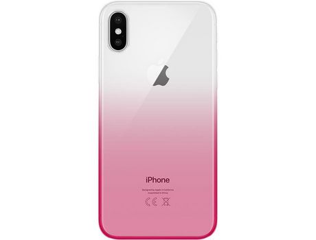 Funda para iPhone XS COLOR BLOCK Malla Rojo