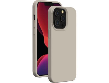 Funda para iPhone 13/13 Pro BIGBEN CONNECTED Silicona Beige