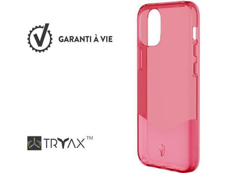 Funda para iPhone 12 Mini/12 FORCE CASE Malla Rojo