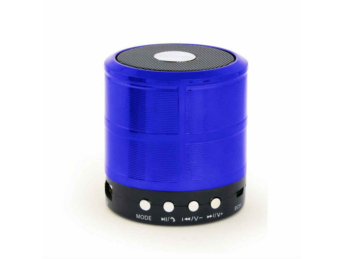Altavoz Bluetooth Portátil GEMBIRD SPK-BT-08-B Negro/Azul 3 W 4 W