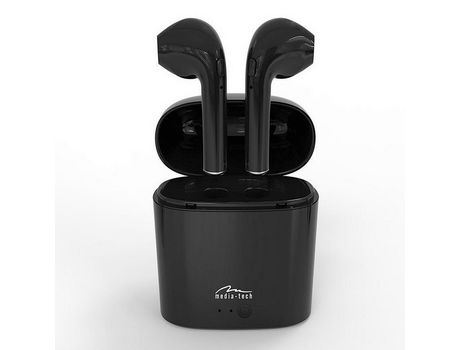 Auriculares in Ear Bluetooth MEDIA TECH MT3589K Negro
