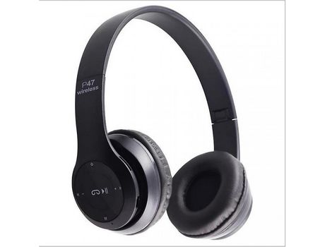 Auriculares Deportivos Inalámbricos Plegables Bluetooth Negro
