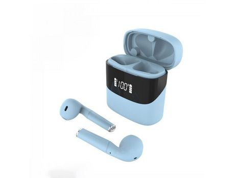 Auriculares Inalámbricos Impermeables Deportivos Oppo Tws para Huawei, Xiaomi P23 Bluetooth Azul
