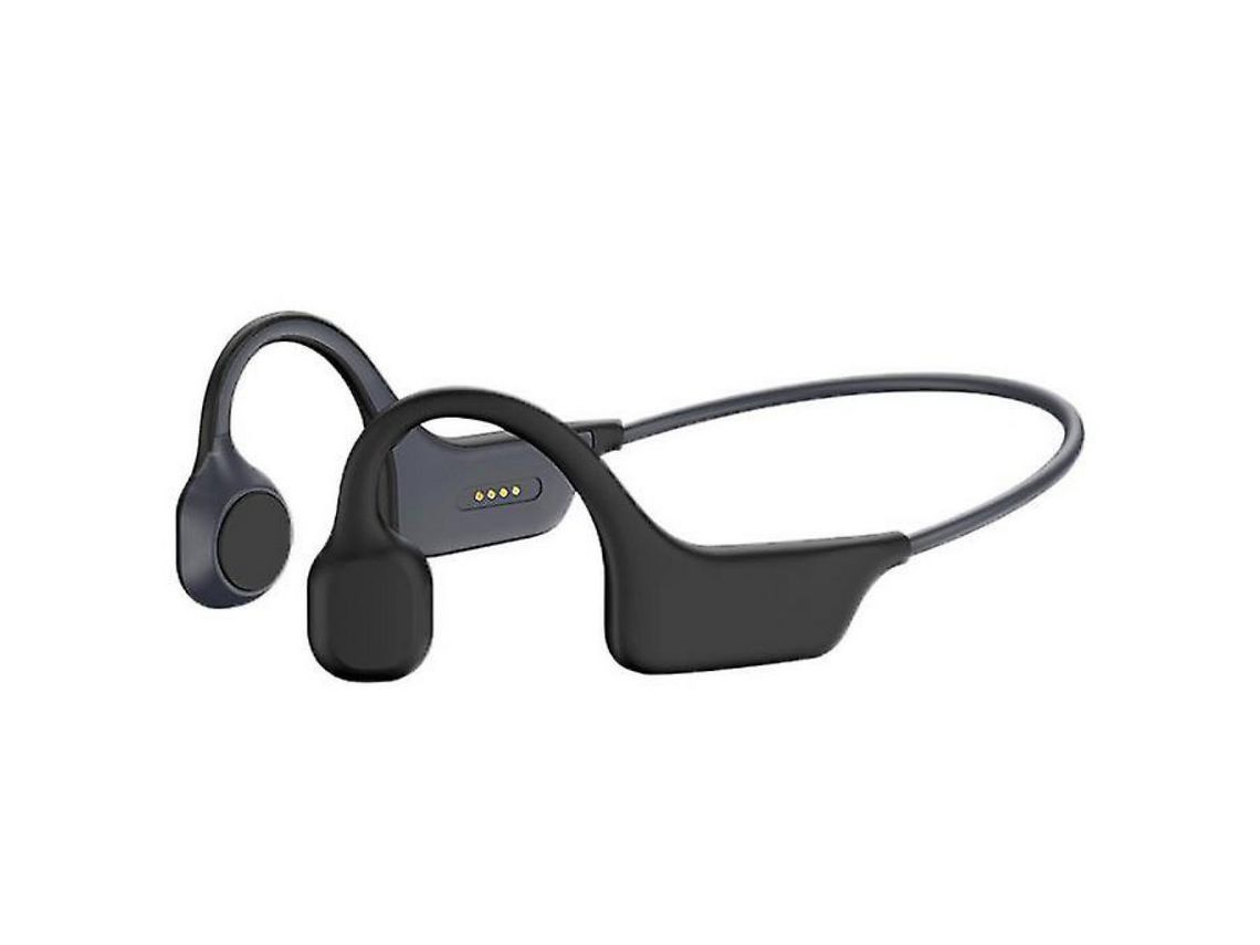 Auriculares Conducción Ósea Tapones Los Oídos Inalámbricos Inteligentes Bluetooth Negro
