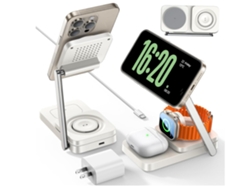 Estación de Carga Dispositivos Sem Fios Magsafe para Apple YEMAESRE Blanco
