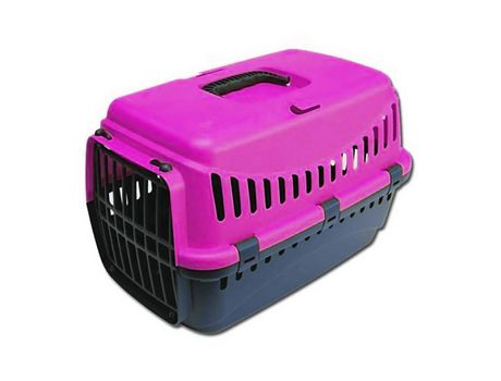 Transportin para mascotas rigido portátil de viaje 58x38x38cm