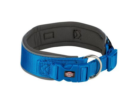Collar Premium extra grande 40-48 cm / 40 mm (Azul/Gris)