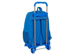 Mochila Escolar con Ruedas R. C. DEPORTIVO DE LA CORUÑA Azul 32 x 44 x 16 cm