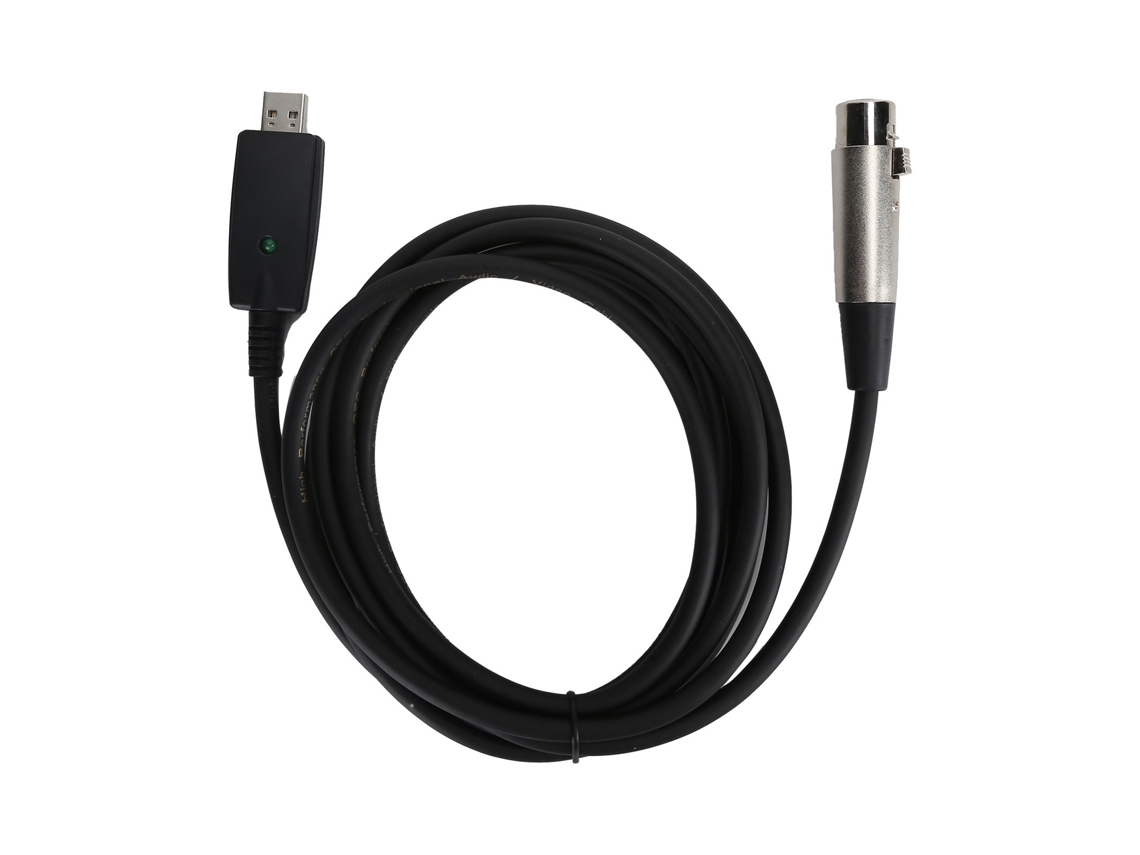 Cable Usb A Xlr Macho A Hembra, 3 Pines, 3 Metros, Cable De Extensión Para Micrófono, Accesorio Musical