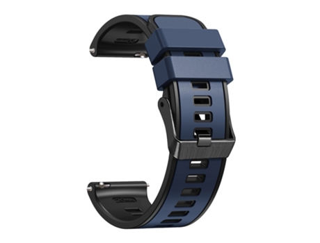 Correa de Silicona 22mm dos colores para Huawei Watch Buds/GT 3 SE/GT 3 Pro 46mm - azul oscuro/negro