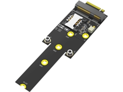 Adaptador Mini Pcie A M.2 (ngff) Key M Con Ranura Para Tarjeta Sim Para Módulo Wifi/wwan/lte