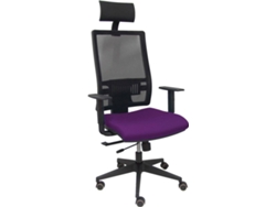 Silla Operativa PYC Horna Cabecero Roxo (Brazos Ajustables - Malla)