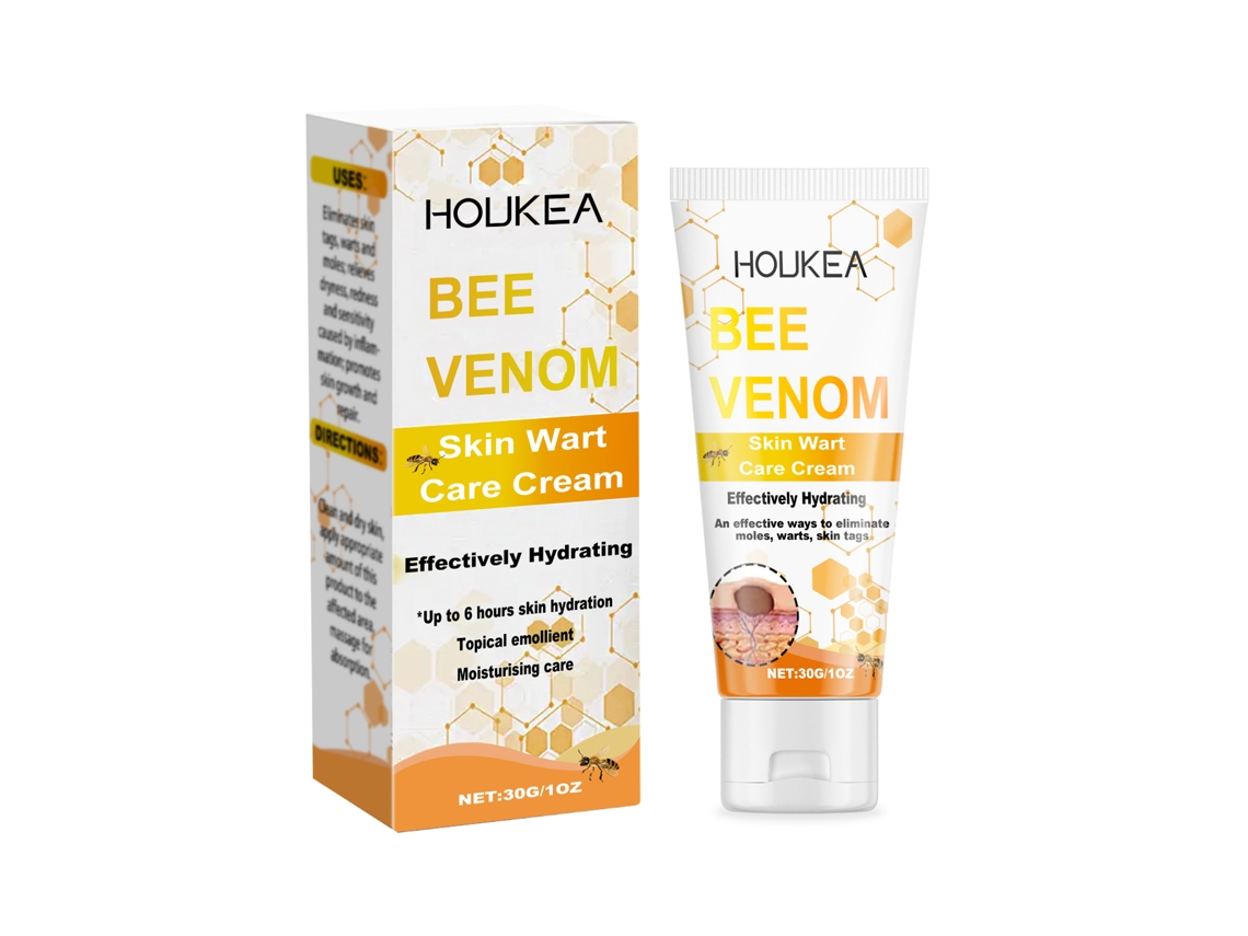 Crema para el cuidado de la piel con veneno de abeja