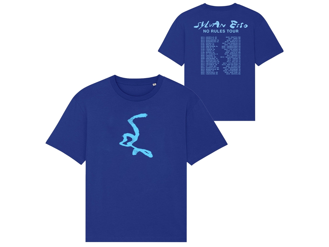 Sylvan Esso Distorted Logo Tour Dates T- Rockinstone Size:xl