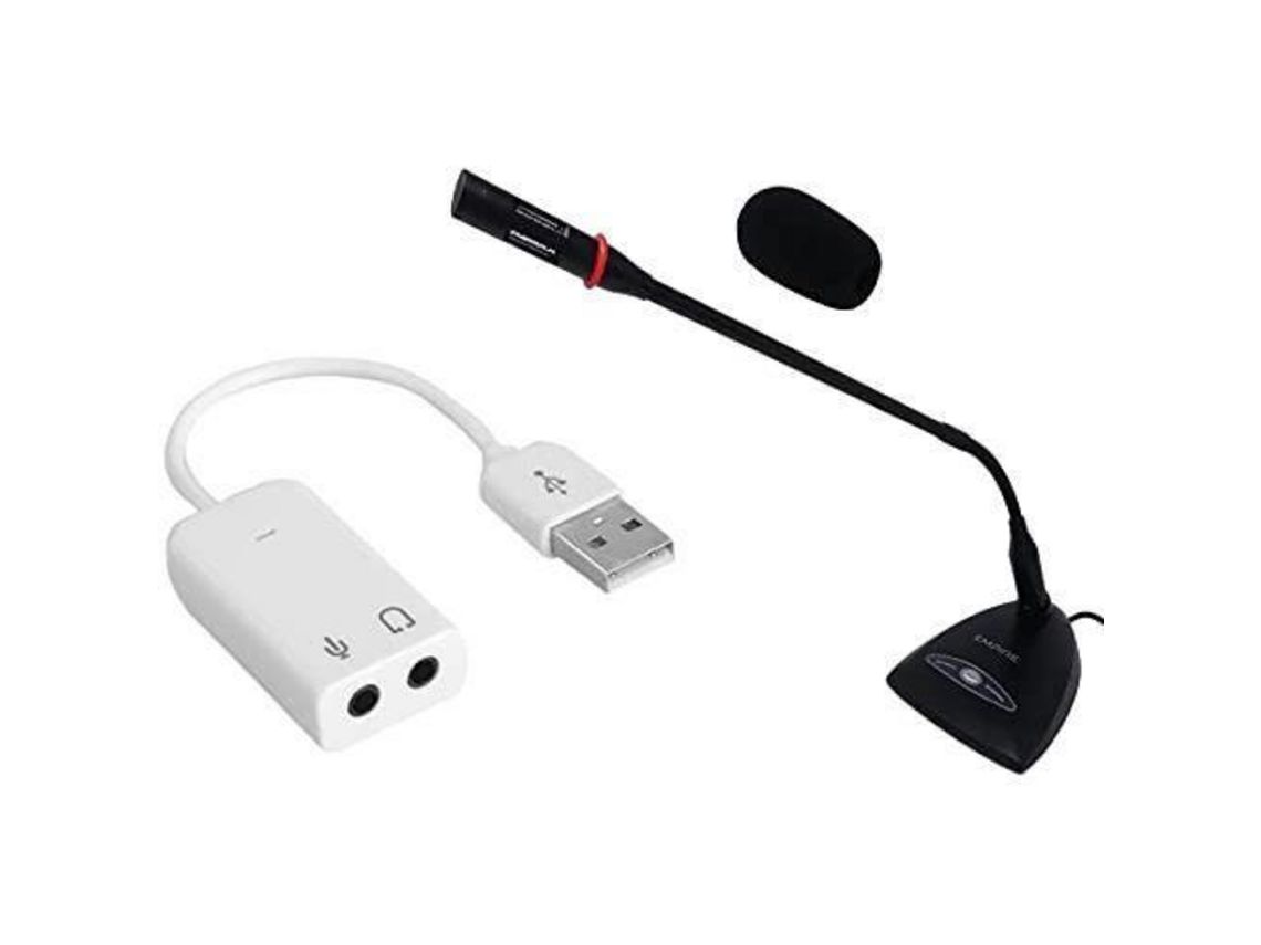 Micrófono de escritorio EMPIRE Desk100 USB-135 Emsp.Desk135 Placa de sonido