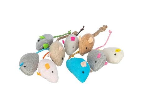 Ratones de peluche con catnip - 5 cm (90 unidades)
