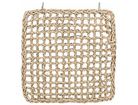 Tapete de escalada de cuerda de algas para aves - 30X30 cm