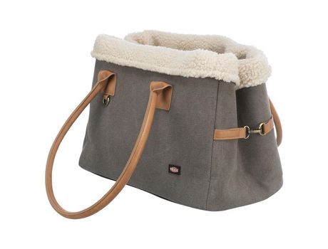 Bolso de Transporte "Rachel" 25x30x40 cm (Gris/Cast. Claro)