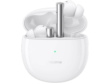Auriculares Bluetooth True Wireless REALME Buds Air 2 (In Ear - Micrófono - Noise Cancelling - Blanco)