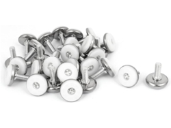Base De Plástico M8x20mm, 30 Piezas Para Patas De Mesas Y Armarios