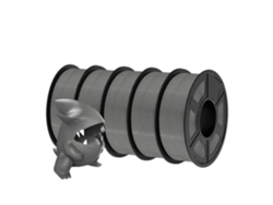 Filamento para impresora 3D, alta resistencia, fácil de imprimir, PLA gris Meta OEM