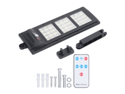 Luminárias solares externas BJ de alto brilho com 144 LEDs, à prova d'água, com sensor de movimento e controle remoto.
