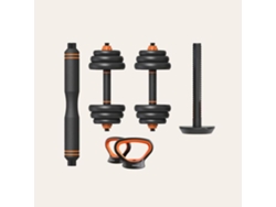 Kit de pesas 20Kg Xiaomi FED: mancuernas (pesos + barras) + barra + pesa rusa