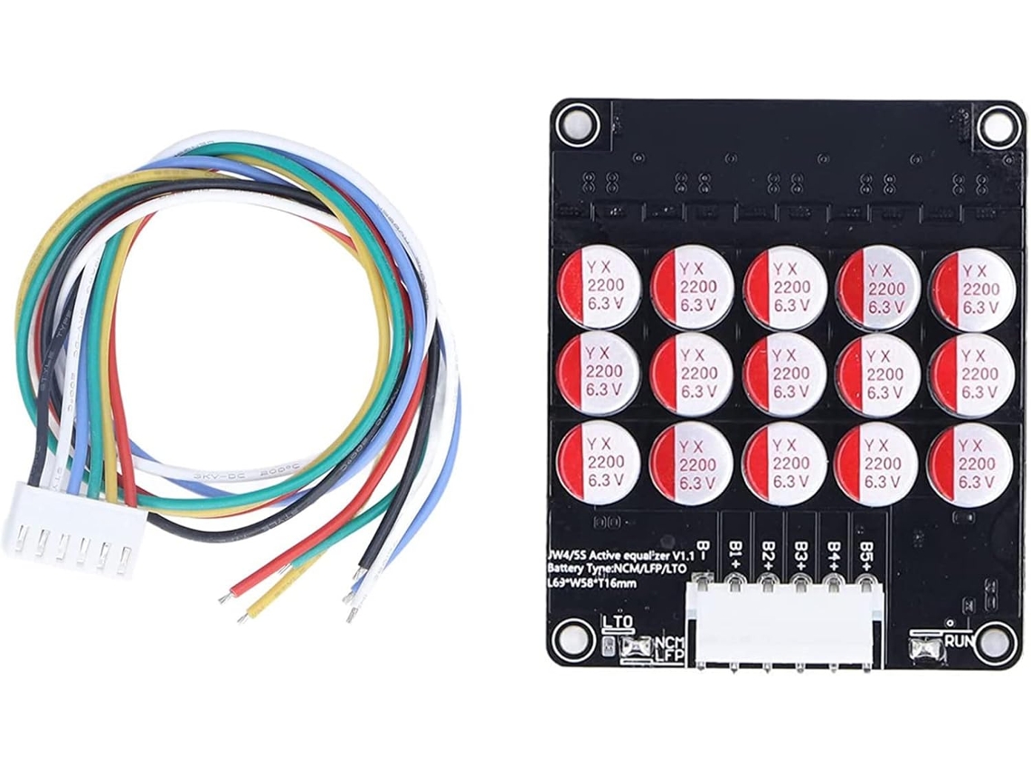 5s Ecualizador Activo Balanceador Batería Lifepo4 Lto Panel Condensador De Ecualización