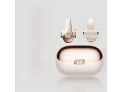Fones de Ouvido Bluetooth MDUG V5.4 com Controles Sensíveis ao Toque e Alta Capacidade de Bateria (bege)