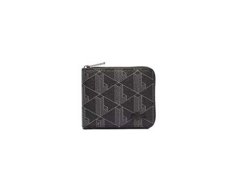 Cartera LACOSTE Monogramme para Hombre (Negro)